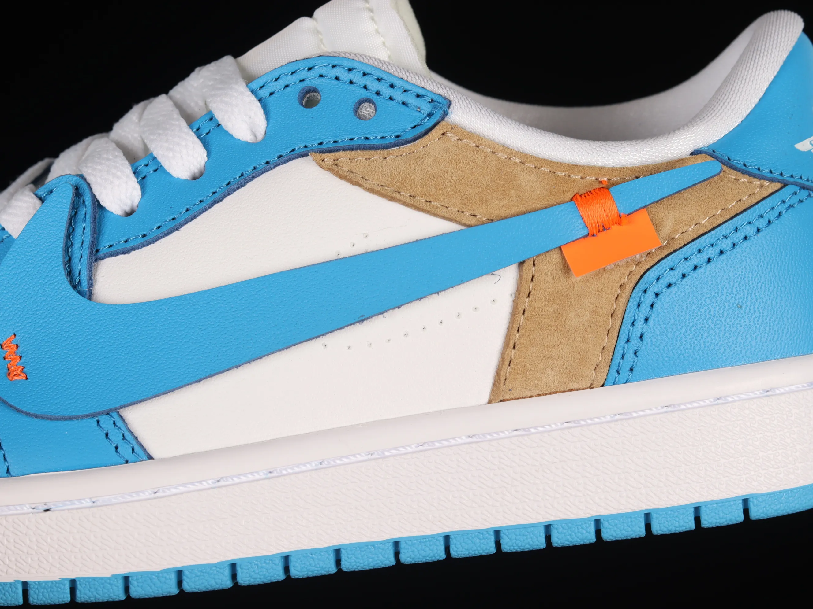 All categories Air Jordan Jordan series basketball shoes Air Jordan 1 Low Air Jordan 1 Low AJ1 Joe 1 white and blue low-top casual sneakers CZ0790-148